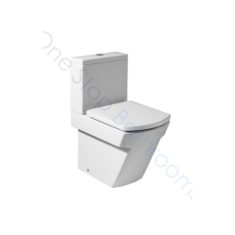 Roca Hall Close Coupled Back-To-Wall WC Pan, Cistern & Soft Close Seat