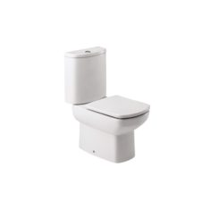 Roca Senso Close Coupled WC Pan, Cistern & Soft Close Seat