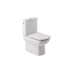 Roca Senso Compact Close Coupled WC Pan, Cistern & Soft Close Seat