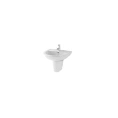 Eastbrook Dura 450mm Basin and Semi Pedestal  – 1TH or 2TH