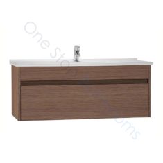 Vitra S50 120cm Vanity Unit with Drawer and Basin 1TH – Oak