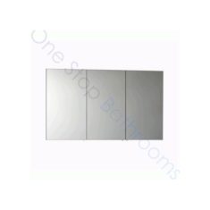Vitra S50 Three Door Mirror Cabinet 120 x 70cm – Gloss White