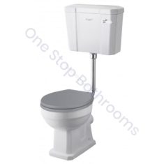 Bayswater Fitzroy Low Level Close Coupled WC Pan, Cistern & Seat