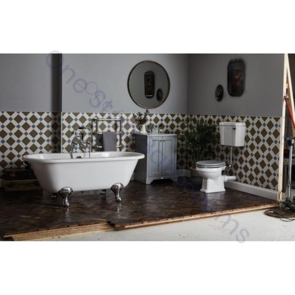 Bayswater Fitzroy Low Close Coupled WC Pan, Cistern & Seat