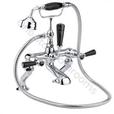 Bayswater Lever Dome Collar Deck Mounted Bath Shower Mixer