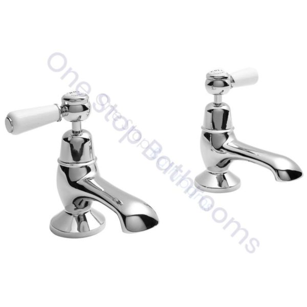 Bayswater Lever Dome Collar Bath Taps