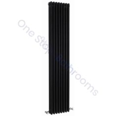 Bayswater Traditional Nelson 1800 x 400mm Triple Vertical Radiator Black