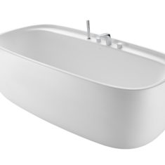 Roca Beyond Free-standing SURFEX® 4TH Bath with Tap Ledge