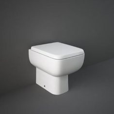 RAK Series 600 Rimless Back to the Wall Pan with Slimline Wrap over Soft Close Seat