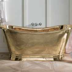 BC Designs Brass Boat Bath Freestanding Classic Roll Top 1500mm x 725mm