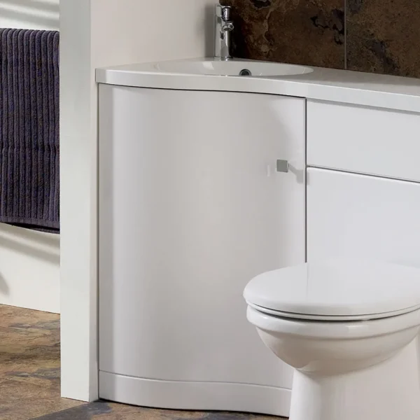 Oslo Max Corner Combi Base Unit White