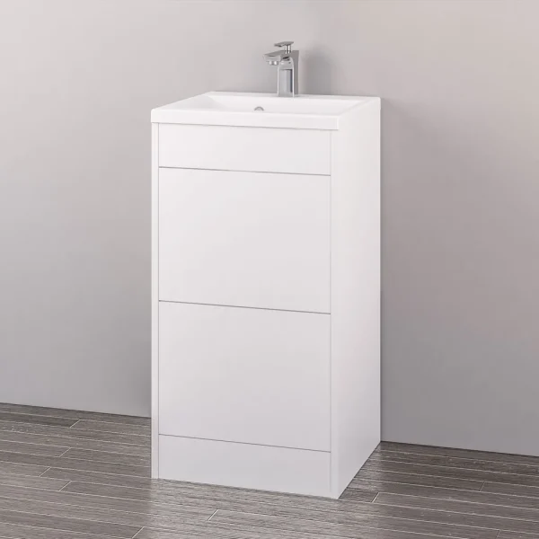 Oslo Push Drawer Unit High Gloss White