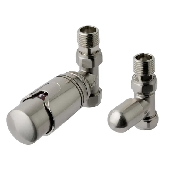 Clearance 15mm Straight TRV & lockshield valve