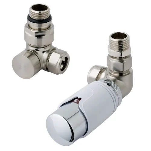 15mm Corner TRV & Lockshield Valve