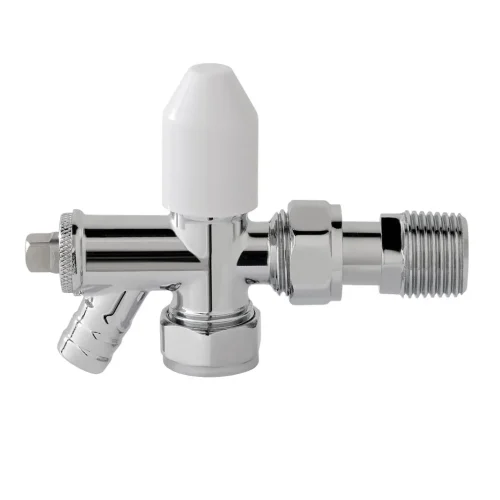 15mm Lockshield with drain valve