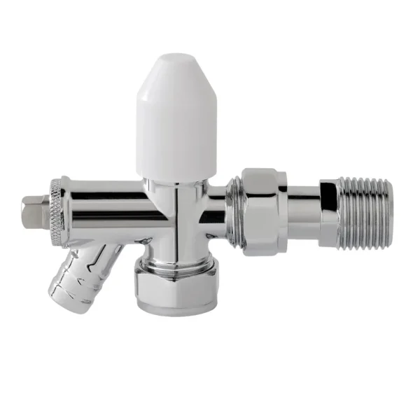 15mm Lockshield with drain valve