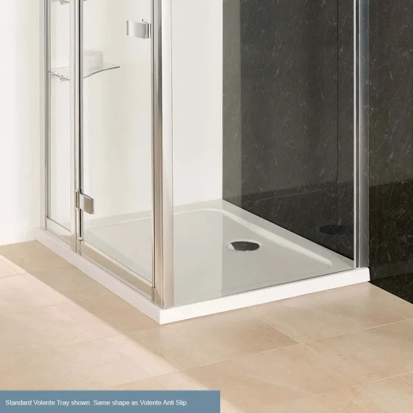 Volente Anti Slip ABS Stone Resin Tray White
