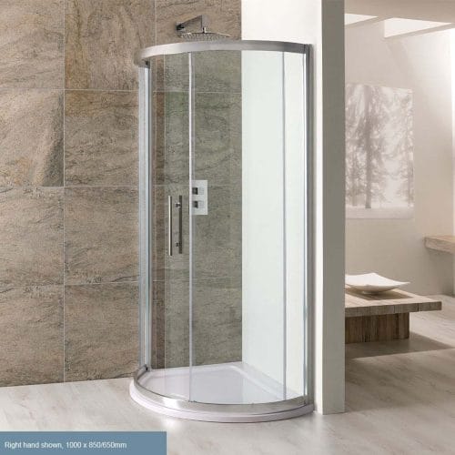 Spacesaver 1000 x 850/600 Right Hand Quadrant Shower Tray