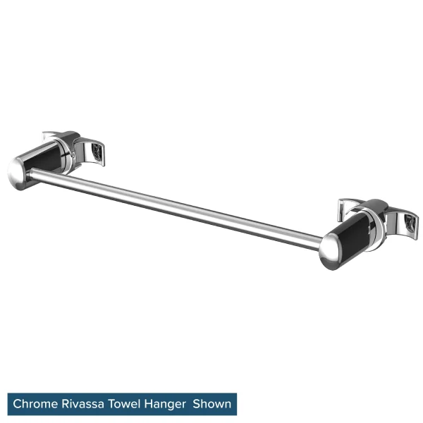 Rivassa Towel Hanger Set with 600mm Bar