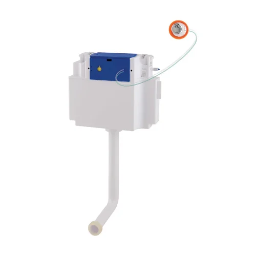 Vantage plain hidden cistern CP push button