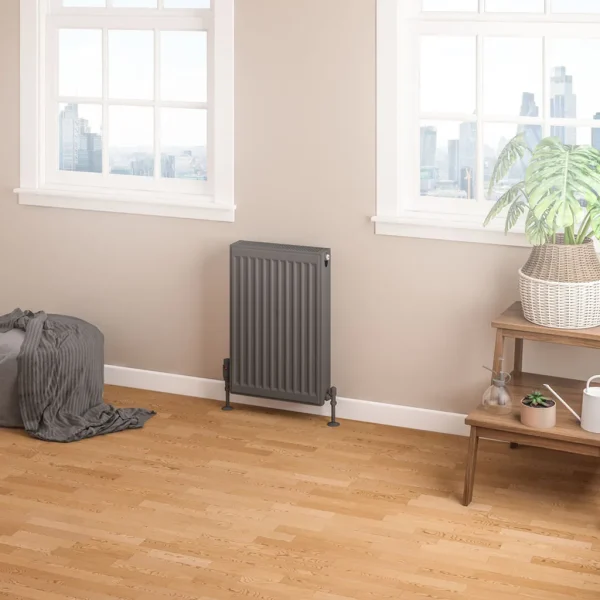 Type 22 Matt Anthracite Central Heating Compact Panel Radiators