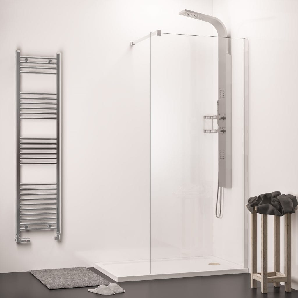 Hydropanel Shower Panelling 1200 x 2420 White Gloss Wall Panel