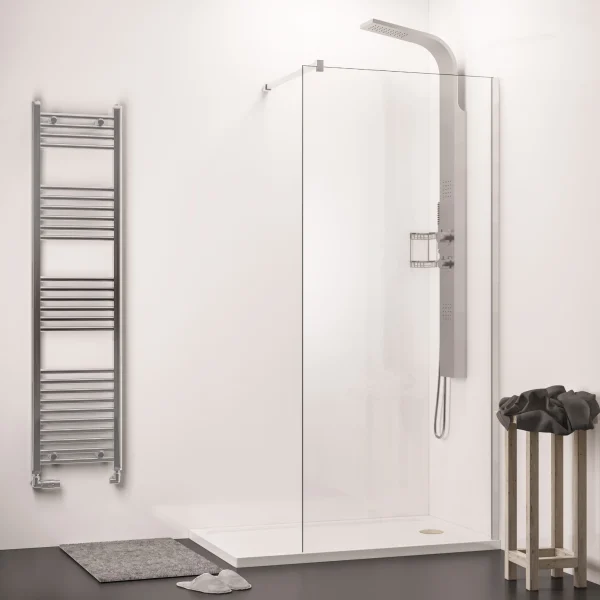 Hydropanel Shower Panelling 1200 x 2420 White Gloss Wall Panel