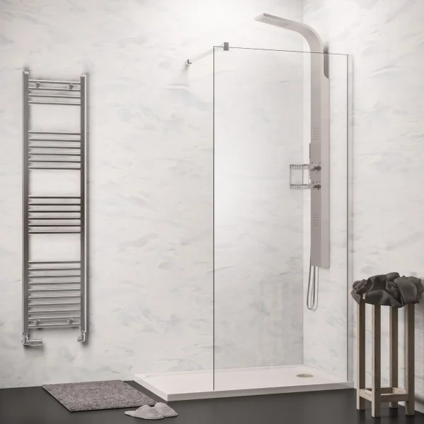 Hydropanel Shower Panelling 1200 x 2420 Mother Of Pearl Gloss Wall Panel