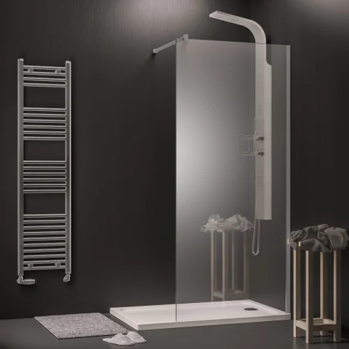 Hydropanel Shower Panelling 1200 x 2420 Brushed Black Wall Panel