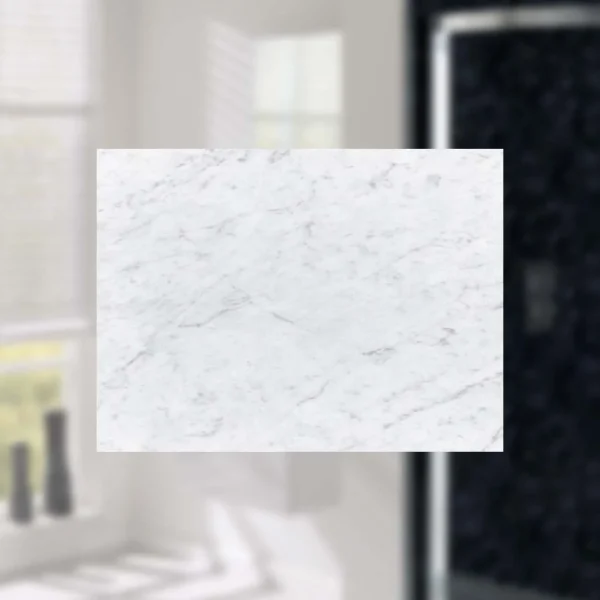 Hydropanel Tongue & Groove Shower Panelling 600 x 2430 Marble White Gloss Wall Panel