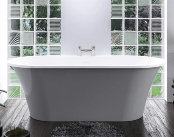 Margravine 1660 Grey Freestanding Bath Including Waste