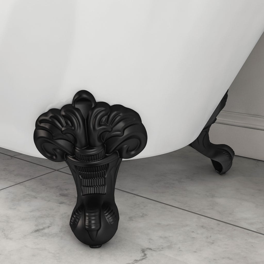 Matt Black Freestanding Bath Feet
