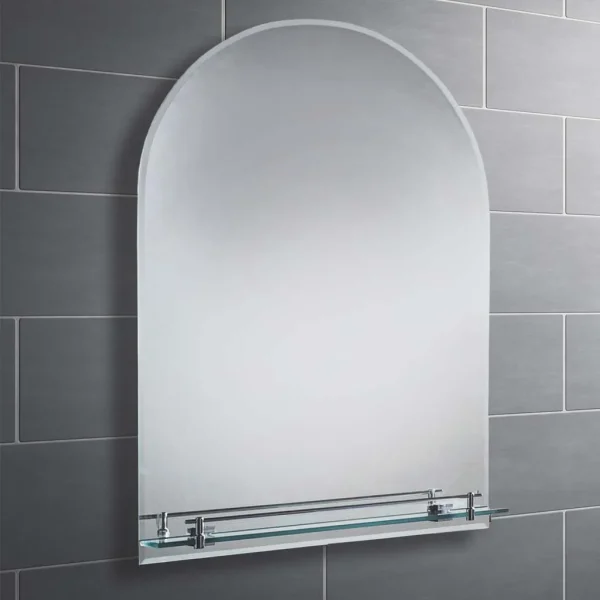 Brunswick 700 x 500 Mirror With Glass Shelf