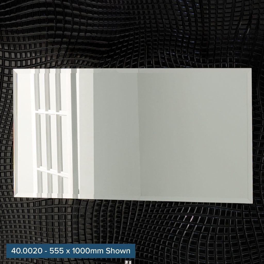 Plain Rectangular Wall Mounted Mirror