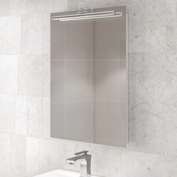 Ovada 500 x 700 Rectangular LED Demister Bathroom Mirror