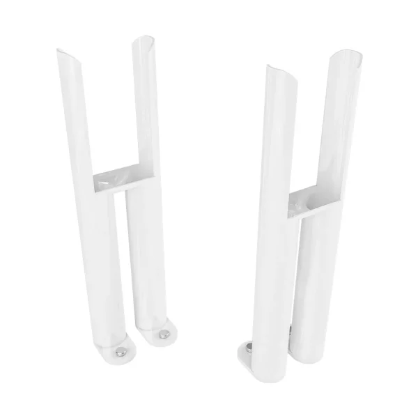 Pair Of Mild Steel Imperia 2 Column Radiator Feet