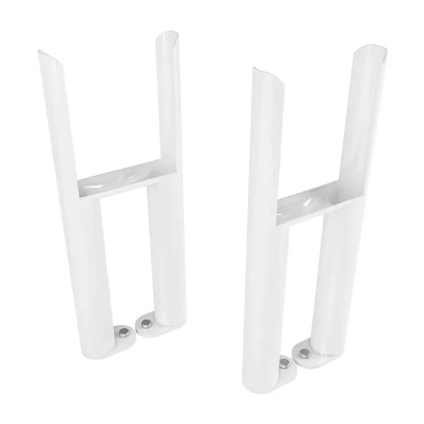 Pair Of Mild Steel Imperia 3 Column Radiator Feet