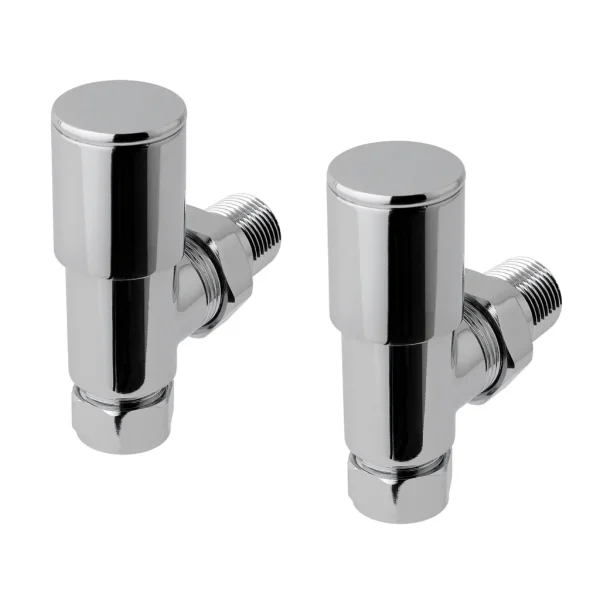 Angled Radiator Valves (pair)