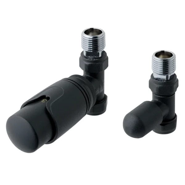 Straight TRV and Lockshield Valve 15mm