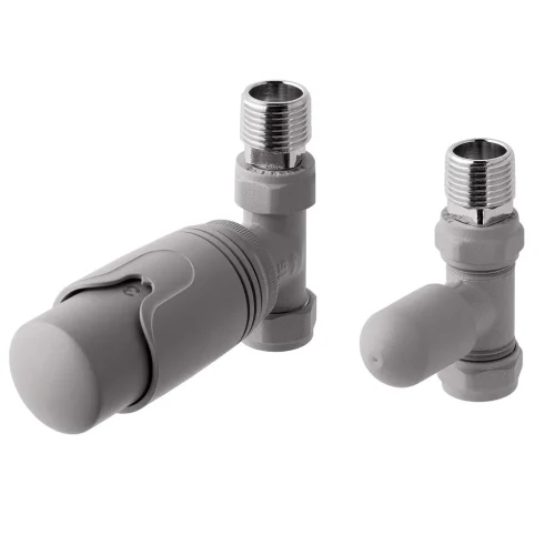 15mm Straight TRV and Lockshield Valve