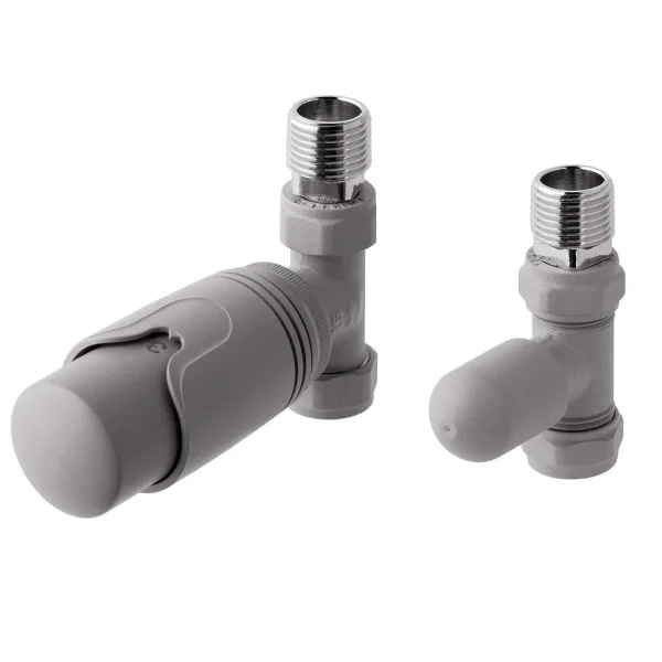 15mm Straight TRV and Lockshield Valve