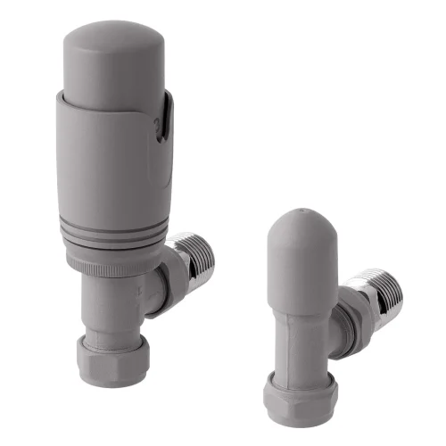15mm Angled TRV and Lockshield Valve