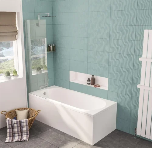 Biscay 1700 x 750 Straight Edge Single Ended Straight Bath