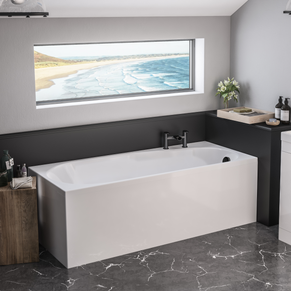 Fitzroy 1700 Left Hand Double Ended Bath Tub