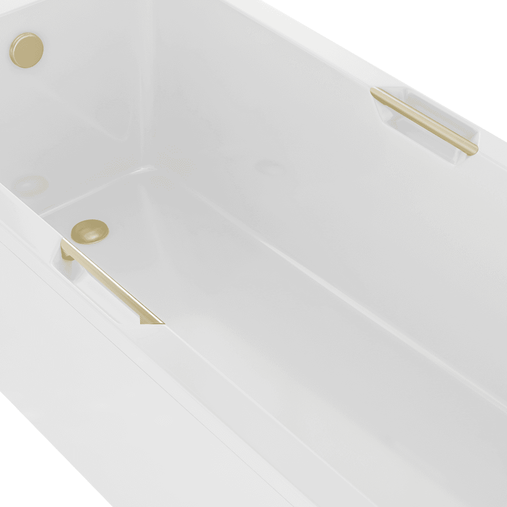 Single Portland DE Brushed Brass Grip