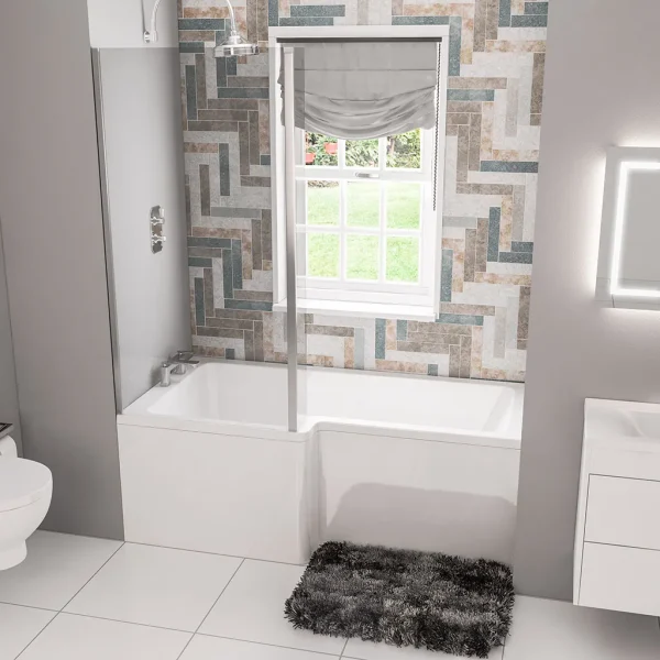 Portland Beauforte 1500 Left Hand L-Shape Bath