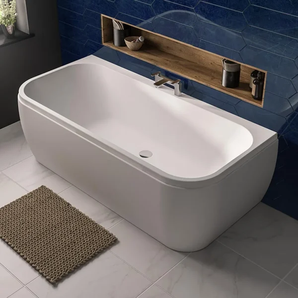 Malin D Shape 1700 Beauforte One Piece Front Wrap Around Bath Panel