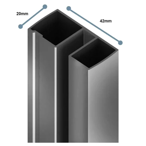 Vantage 2000 6mm Chrome Extension Profile