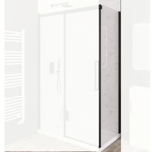 Corniche 2000 Matt Black 800 8mm Side Panel