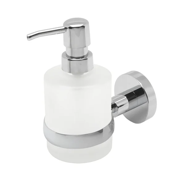 Genoa glass soap dispenser